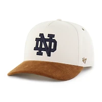 Men's Carhartt x '47 Natural/Brown Notre Dame Fighting Irish Undyed Relaxed Hitch Adjustable Hat
