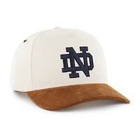 Men's Carhartt x '47 Natural/Brown Notre Dame Fighting Irish Undyed Relaxed Hitch Adjustable Hat