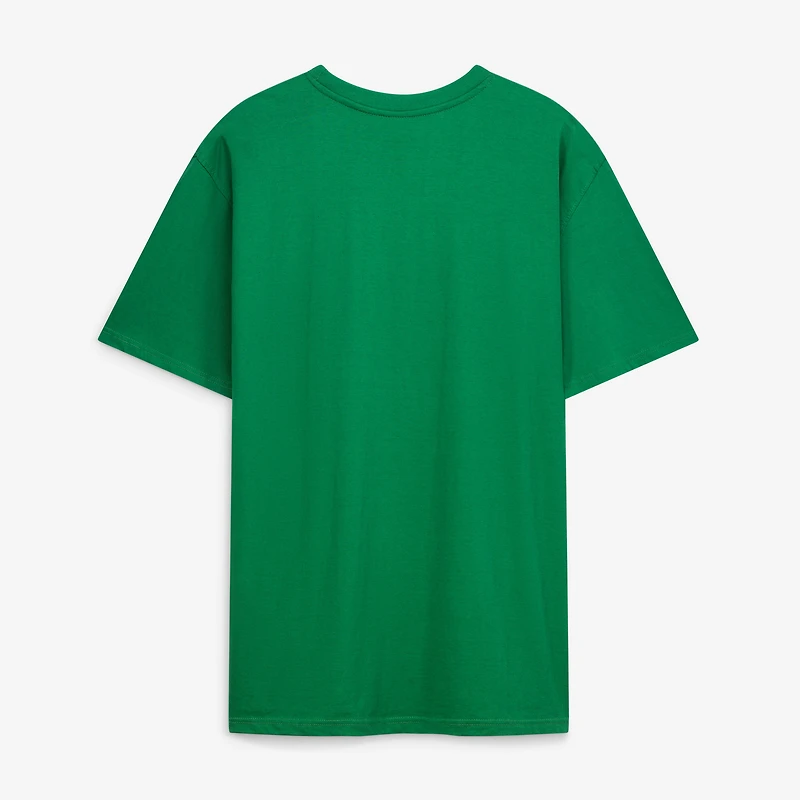 T-shirt Champion Green Notre Dame Fighting Irish pour homme, grandes tailles, avec logo en forme d'arche.