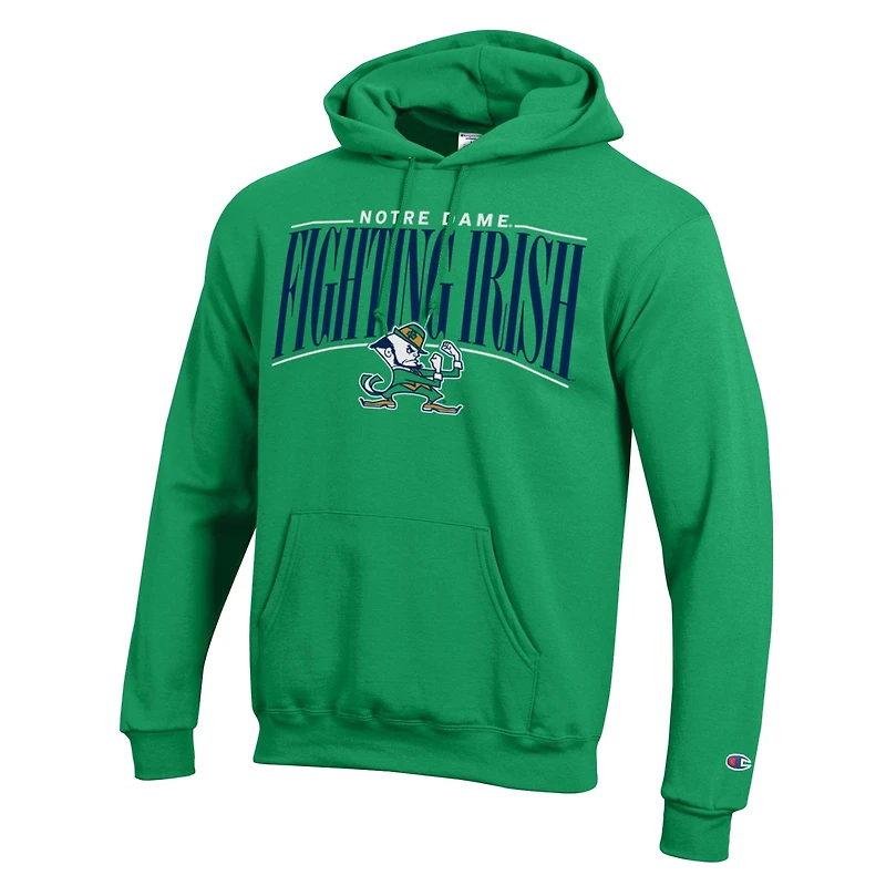 Men's Champion  Green Notre Dame Fighting Irish Team Pride Powerblend Hoodie