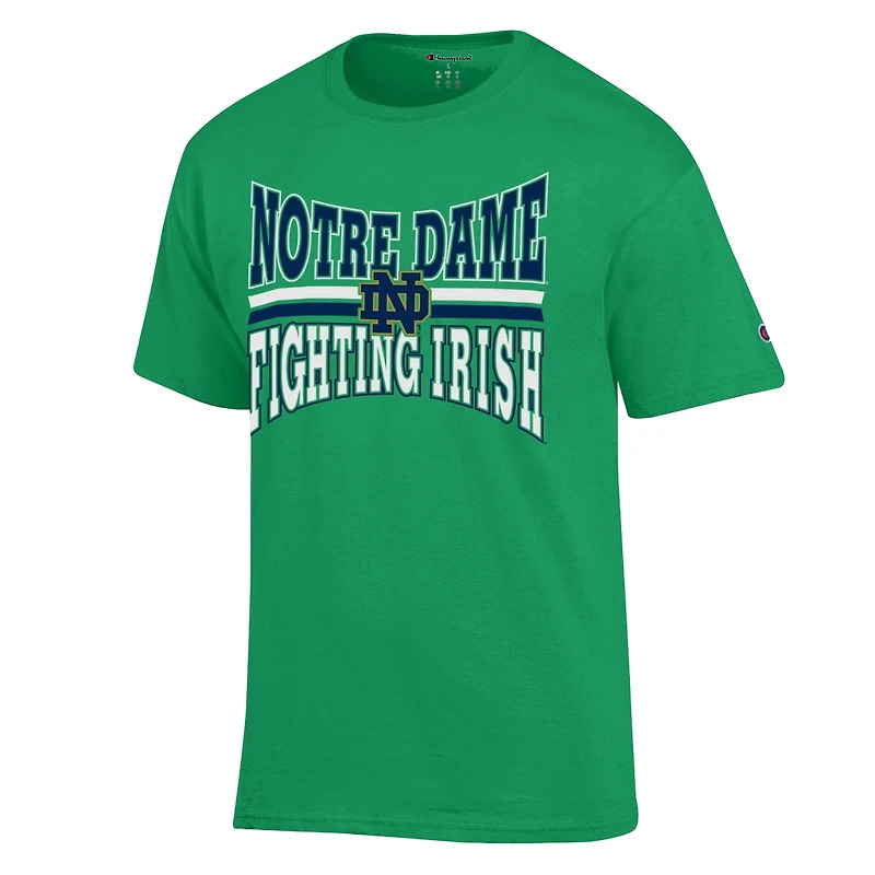 Men's Champion  Green Notre Dame Fighting Irish Team Zoom T-Shirt