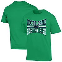 Men's Champion  Green Notre Dame Fighting Irish Team Zoom T-Shirt