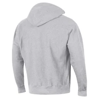 Sweat à capuche Champion Heather Grey Notre Dame Fighting Irish Vault Late Night Reverse Weave pour hommes