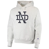 Sweat à capuche tissage inversé Champion Notre Dame Fighting Irish Team Vault Logo gris chiné pour homme