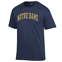 T-shirt basique Arch bleu marine pour homme, champion des Fighting Irish de Notre Dame