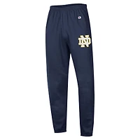 Men's Champion  Navy Notre Dame Fighting Irish Powerblend Banded Fleece Sweatpants
