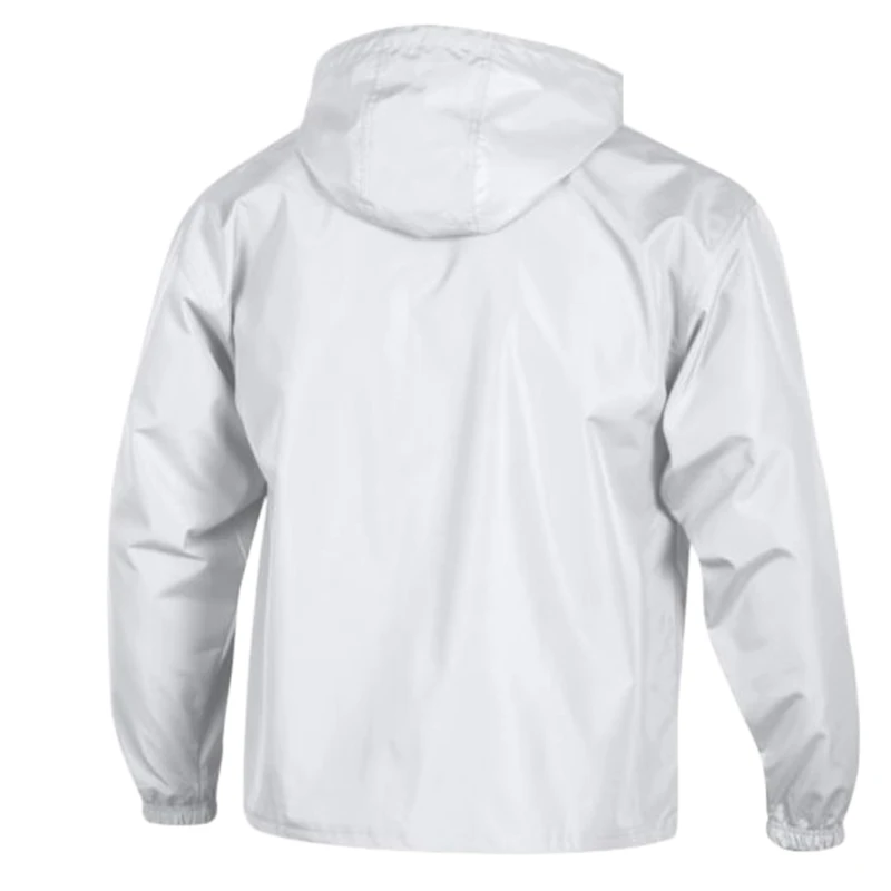 Men's Champion White Notre Dame Fighting Irish Cloud Packable Half-Zip Hooded Jacket