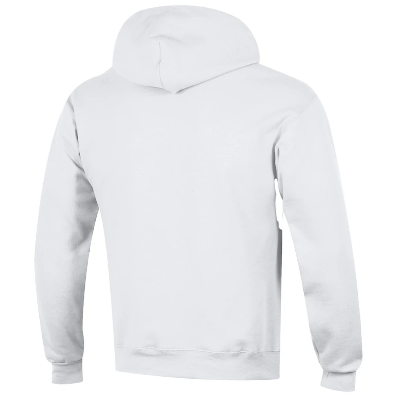Men's Champion White Notre Dame Fighting Irish Volleyball Icon Powerblend Pullover Hoodie