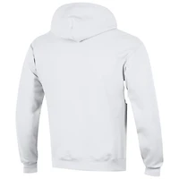 Men's Champion White Notre Dame Fighting Irish Volleyball Icon Powerblend Pullover Hoodie