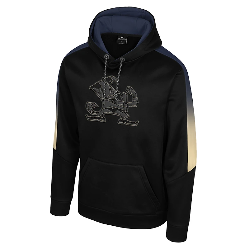 Sweat à capuche noir Colosseum pour homme, motif Notre Dame Fighting Irish The Gang
