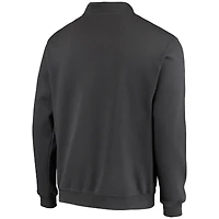Veste pour homme Colosseum Charcoal Notre Dame Fighting Irish Tortugas Logo Quarter-Zip Jacket