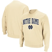 Colosseum Gold Notre Dame Fighting Irish Arch & Logo Crew Neck Sweat-shirt pour homme