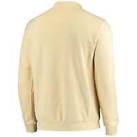 Men's Colosseum Gold Notre Dame Fighting Irish Tortugas Logo Quarter-Zip Jacket