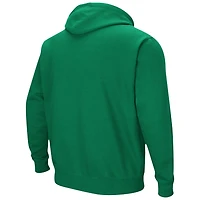Men's Colosseum Green Notre Dame Fighting Irish Arch & Logo 3.0 Pullover Hoodie