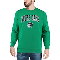 Colosseum Kelly Green Notre Dame Fighting Irish Arch & Logo Crew Neck Sweat-shirt pour homme