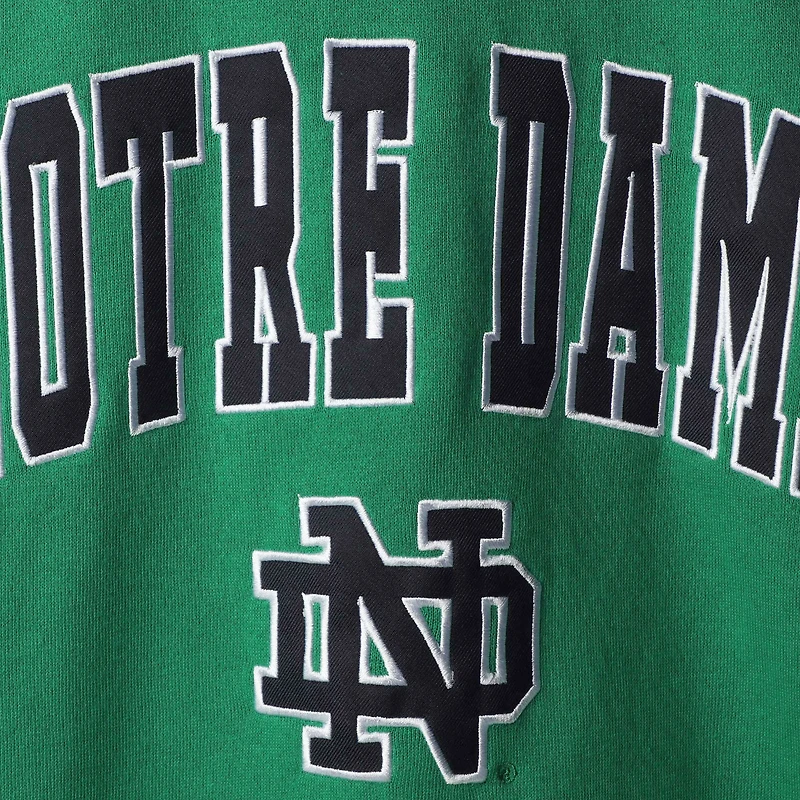 Colosseum Kelly Green Notre Dame Fighting Irish Arch & Logo Crew Neck Sweat-shirt pour homme