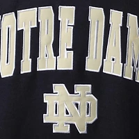 Colosseum Navy Notre Dame Fighting Irish Arch & Logo Crew Neck Sweatshirt Homme