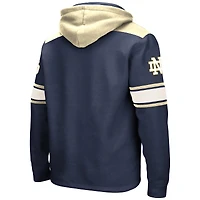 Chandail à capuchon lacets Notre Dame Fighting Irish Big & Tall Colosseum Navy pour hommes