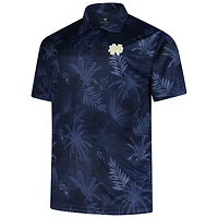 Men's Colosseum Navy Notre Dame Fighting Irish Big & Tall Palms Polo