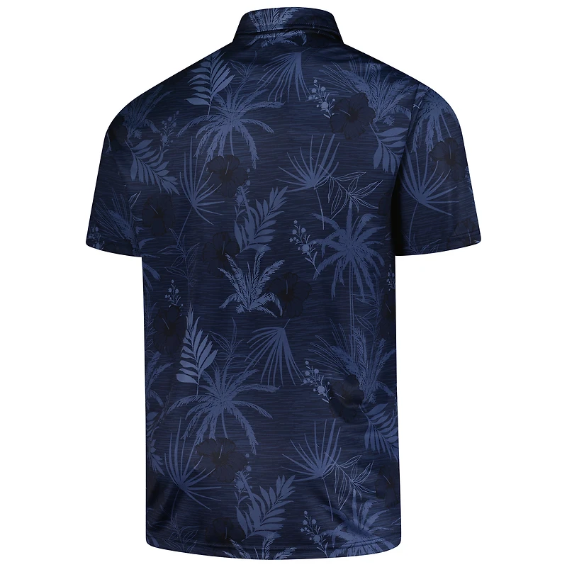 Men's Colosseum Navy Notre Dame Fighting Irish Big & Tall Palms Polo