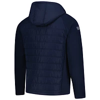Veste à capuche entièrement zippée Block The Sun pour homme Colosseum Navy Notre Dame Fighting Irish
