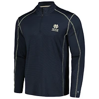 Coupe-vent à quart de zip Colosseum Navy Notre Dame Fighting Irish Cameron pour hommes