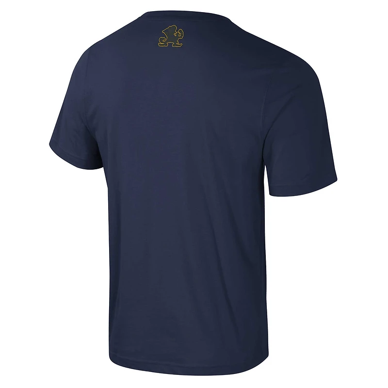 T-shirt Colosseum Navy Notre Dame Fighting Irish Color Pop Active Blend pour hommes