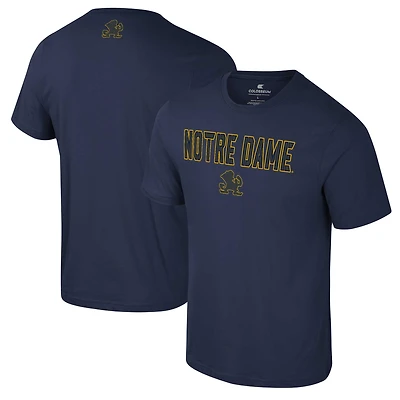 T-shirt Colosseum Navy Notre Dame Fighting Irish Color Pop Active Blend pour hommes