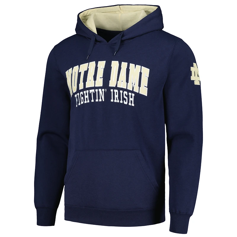 Sweat à capuche Colosseum Navy Notre Dame Fighting Irish Double Arch pour homme