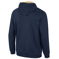 Sweat à capuche demi-zippé Colosseum Navy Notre Dame Fighting Irish pour hommes
