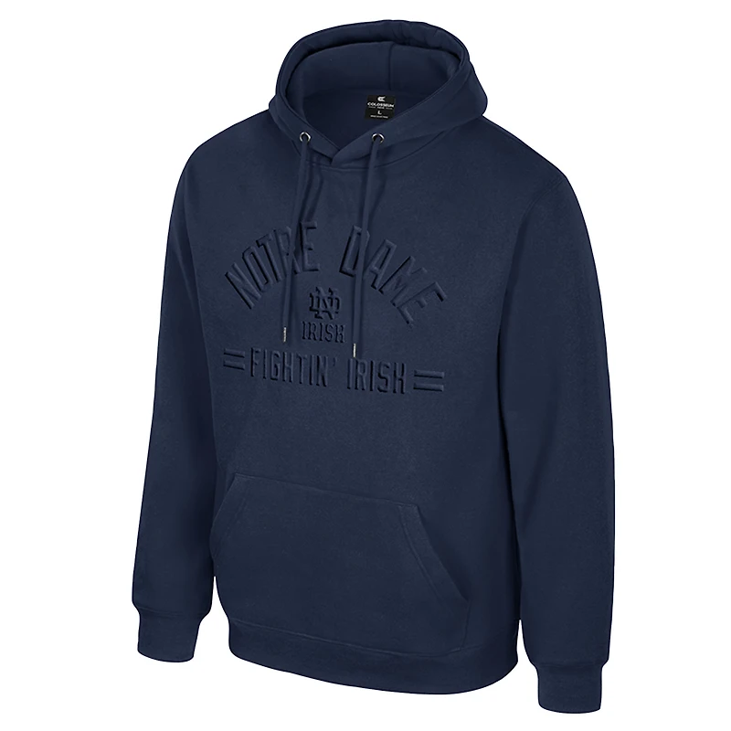 Sweat à capuche bleu marine Colosseum pour homme, nouveau membre des Fighting Irish de Notre Dame