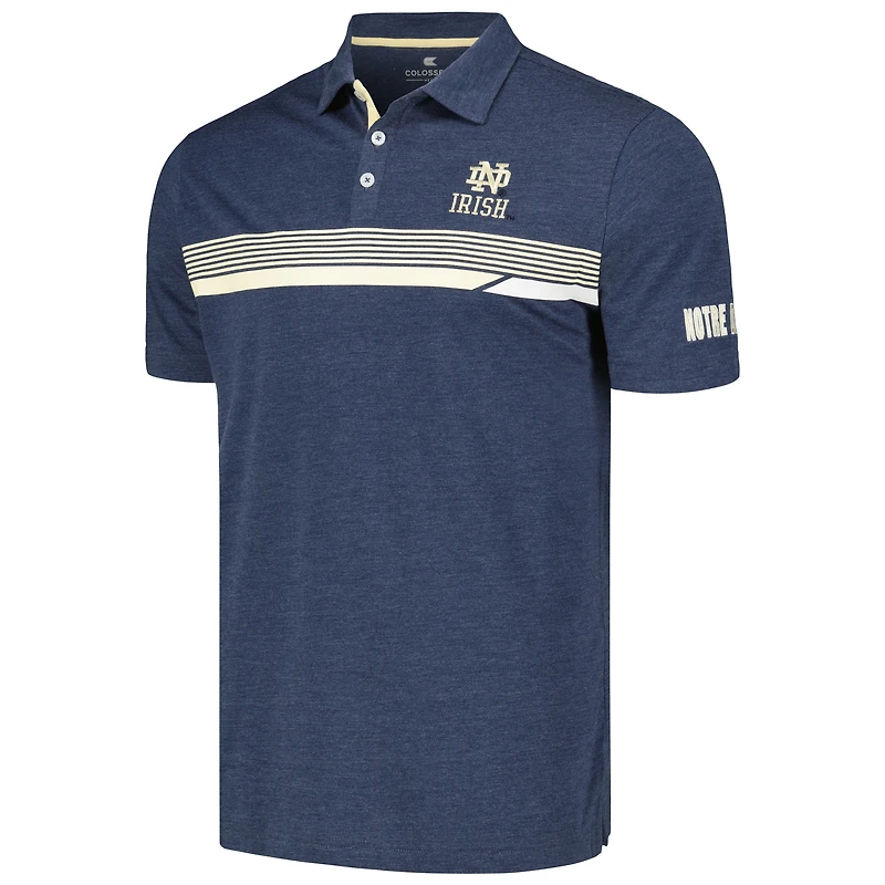 Colosseum Navy Notre Dame Fighting Irish No Problemo Polo pour homme