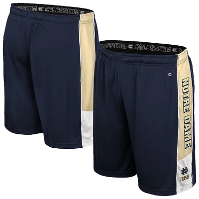 Men's Colosseum Navy Notre Dame Fighting Irish Quantum Shorts