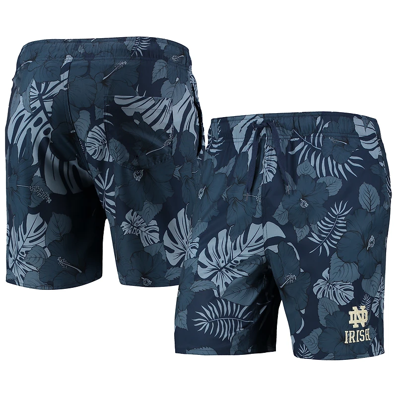 Colosseum Navy Notre Dame Fighting Irish The Dude Short de bain pour homme
