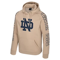 Sweat à capuche raglan Big Break pour homme Colosseum Tan Notre Dame Fighting Irish