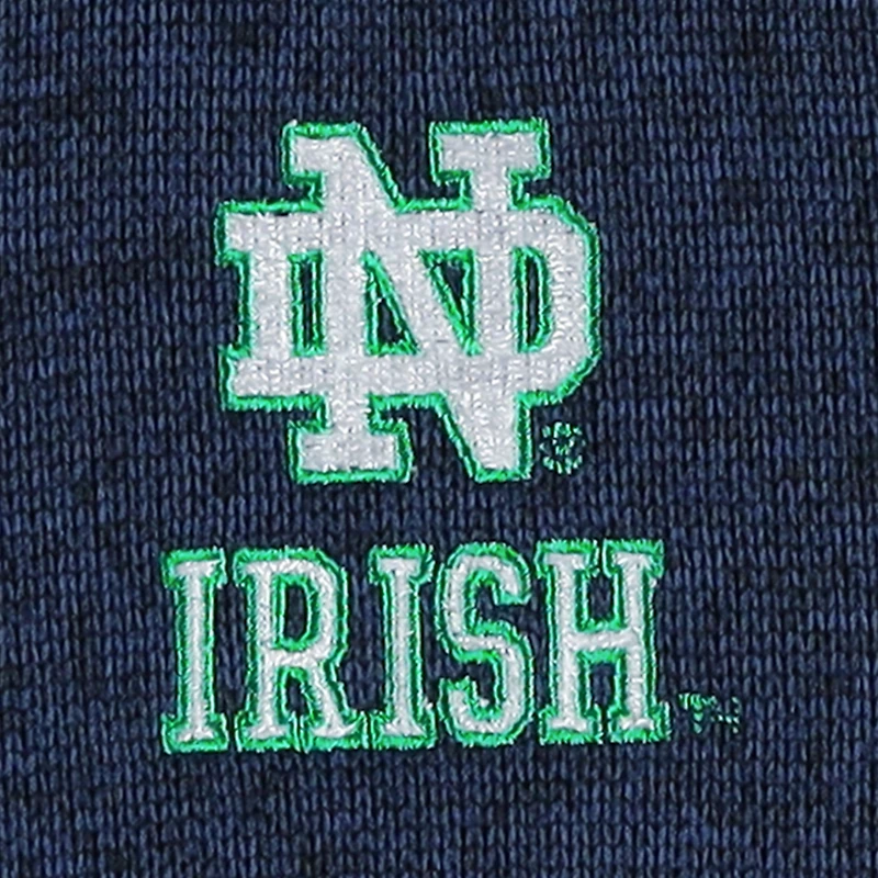 Columbia Navy Notre Dame Fighting Irish Canyon Point Omni-Shield Raglan Half-Zip Pullover pour homme