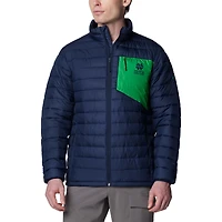 Veste isolante entièrement zippée Omni-Heat Infinity Double Blitz de Columbia pour homme, bleu marine, Notre Dame Fighting Irish