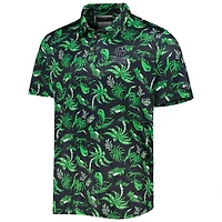Men's Columbia Navy Notre Dame Fighting Irish Super Terminal Tackle Omni-Shade Polo