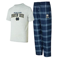 Ensemble de nuit Concepts Sport Notre Dame Fighting Irish pour homme avec t-shirt et pantalon
