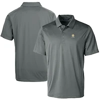 Men's Cutter & Buck  Gray Notre Dame Fighting Irish Alumni Logo Prospect Textured Stretch Polo