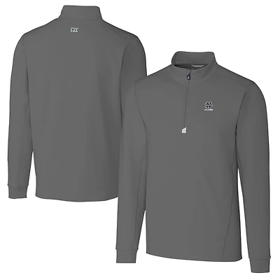 Men's Cutter & Buck Notre Dame Fighting Irish Alumni Logo Traverse Stretch Quarter-Zip Pullover Top