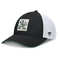 Casquette 5 panneaux Matter Flex noire Notre Dame Fighting Irish pour homme de Fanatics