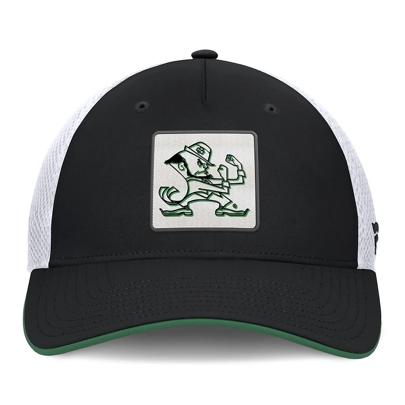 Men's Fanatics Black Notre Dame Fighting Irish 5-Panel Matter Flex Hat