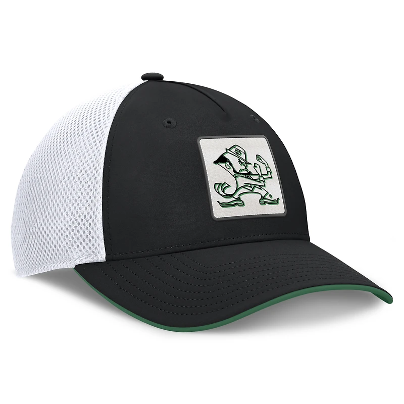 Men's Fanatics Black Notre Dame Fighting Irish 5-Panel Matter Flex Hat