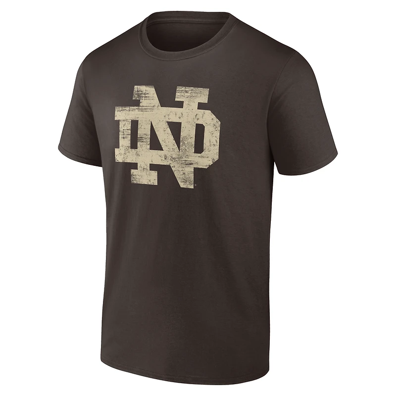 Men's Fanatics Brown Notre Dame Fighting Irish Express T-Shirt