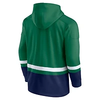 Men's Fanatics Green Notre Dame Fighting Irish First Battle Pullover Hoodie