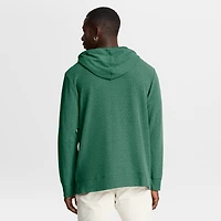 Men's Fanatics Green Notre Dame Fighting Irish Hometown Premium Huddle Up Long Sleeve Hoodie T-Shirt