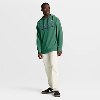 Men's Fanatics Green Notre Dame Fighting Irish Hometown Premium Huddle Up Long Sleeve Hoodie T-Shirt