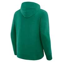 Men's Fanatics Green Notre Dame Fighting Irish Hometown Premium Huddle Up Long Sleeve Hoodie T-Shirt