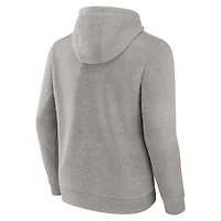 Men's Fanatics Heather Gray Notre Dame Fighting Irish Primary Logo Pullover Hoodie